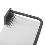 30cm Bathroom Wall Mounted Shelf Space Aluminum Acrylic Towel Rack Bathroom Storage Rack Grey