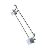Double Towel Bar Plastic Stainless Steel Bath Towel Rack for Bathroom Double Towel Holder Wall Mount Towel Hanger Green