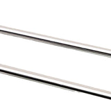 Double Towel Bar Plastic Stainless Steel Bath Towel Rack for Bathroom Double Towel Holder Wall Mount Towel Hanger Green