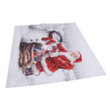 Christmas Shower Curtain Exquisite Digital Printing Thickened Waterproof Fabric Shower Curtain for Bathroom In Australia - Darrahopens