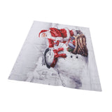 Christmas Shower Curtain Exquisite Digital Printing Thickened Waterproof Fabric Shower Curtain for Bathroom
