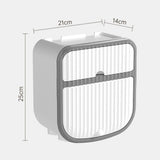 Toilet Paper Holder Wall Mounted Bathroom Tissue Roll Paper Towel Holder Tissue Dispensers for Household White