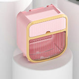 Toilet Paper Holder Wall Mounted Bathroom Tissue Roll Paper Towel Holder Tissue Dispensers for Household Pink In Australia - Darrahopens