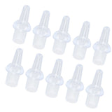 10 Pcs Enema Nozzle Tips Silicone Washable 8mm Inner Diameter Private Flushes Soft Enema Replacement Nozzle Tips