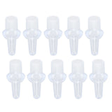 10 Pcs Enema Nozzle Tips Silicone Washable 8mm Inner Diameter Private Flushes Soft Enema Replacement Nozzle Tips