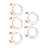 5pcs Replacement Enema Hose Universal 5.2ft Length Universal Colon Cleansing Tube for Home