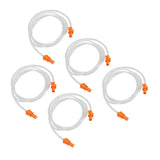 5pcs Replacement Enema Hose Universal 5.2ft Length Universal Colon Cleansing Tube for Home
