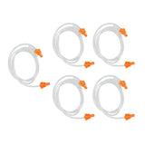 5pcs Replacement Enema Hose Universal 5.2ft Length Universal Colon Cleansing Tube for Home