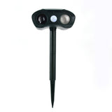 Solar Powered Animal Repeller Ultrasonic Mouse Repeller with 3 Gears Function for Outdoor Garden
