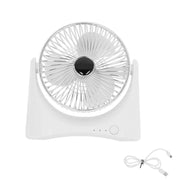 Mini Desktop Fan USB Charging 3 Speed Adjustable Cooling Fan for Home Office Living Room In Australia - Darrahopens