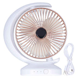 Mini Portable Fan USB Charging Fan Desktop Table Fan Adjustable Air Circulating Fan for Home Office Travel Outdoor Summer Gift In Australia - Darrahopens