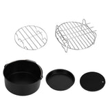 Fryer Accessories Pizza Pan Cake Pan Silicone Pad Skewers Grill Rack Baking Tray for 7in Fryer