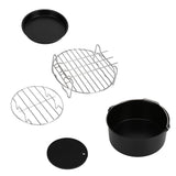 Fryer Accessories Pizza Pan Cake Pan Silicone Pad Skewers Grill Rack Baking Tray for 7in Fryer