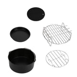 Fryer Accessories Pizza Pan Cake Pan Silicone Pad Skewers Grill Rack Baking Tray for 7in Fryer