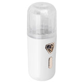 30ml Mini Facial Humidifier Portable Nano Atomization USB Charging Face Mist SprayerWhite