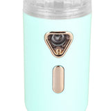 30ml Mini Facial Humidifier Portable Nano Atomization USB Charging Face Mist SprayerGreen