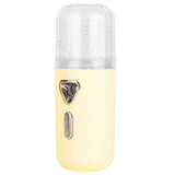 30ml Mini Facial Humidifier Portable Nano Atomization USB Charging Face Mist SprayerYellow In Australia - Darrahopens