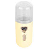 30ml Mini Facial Humidifier Portable Nano Atomization USB Charging Face Mist SprayerYellow In Australia - Darrahopens