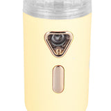 30ml Mini Facial Humidifier Portable Nano Atomization USB Charging Face Mist SprayerYellow
