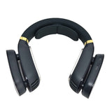 LED Neck Fan Hands Free Bladeless Fan with Heating and Cooling Function Low Noise Dual 3 Speeds for Traveling Hiking StudyBlue In Australia - Darrahopens