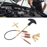 Fine Metal Pipe Fittings Dredge Nylon Brush Auto Electric Appliance Gaps Brush Set Cleaning SetGK43