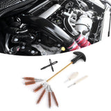 Pipe Inner Brush Set Brass Multifunctional Lightweight Portable Pipe Dredging Cleaning BrushGK28 19Pcs