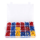 1200PCS Wiring Terminal Mini Portable Copper Tube Insulated End Wire Connector Kit1200PCS