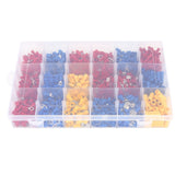 1200PCS Wiring Terminal Mini Portable Copper Tube Insulated End Wire Connector Kit1200PCS