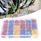 1200PCS Wiring Terminal Mini Portable Copper Tube Insulated End Wire Connector Kit1200PCS
