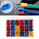 1200PCS Wiring Terminal Mini Portable Copper Tube Insulated End Wire Connector Kit1200PCS