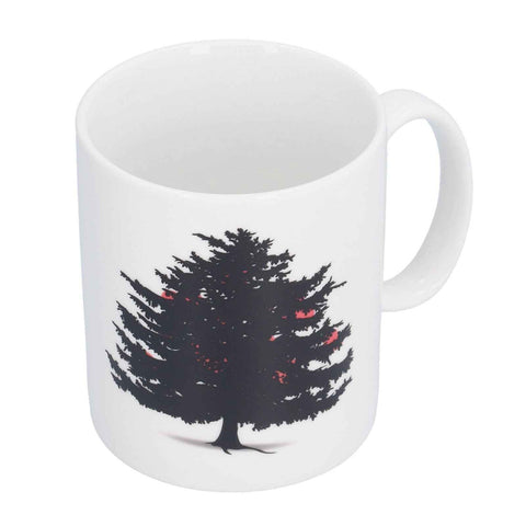 Christmas Trees Pattern Color Changing Mug Heat Induction Cup Ceramic Mug for Home Office In Australia - Darrahopens
