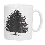 Christmas Trees Pattern Color Changing Mug Heat Induction Cup Ceramic Mug for Home Office In Australia - Darrahopens
