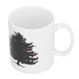 Christmas Trees Pattern Color Changing Mug Heat Induction Cup Ceramic Mug for Home Office In Australia - Darrahopens