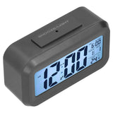 Digital Alarm Clock LED Large Display Electronic Night Light Snooze Function Alarm Clock for Bedroom Home OfficeBlack