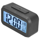 Digital Alarm Clock LED Large Display Electronic Night Light Snooze Function Alarm Clock for Bedroom Home OfficeBlack