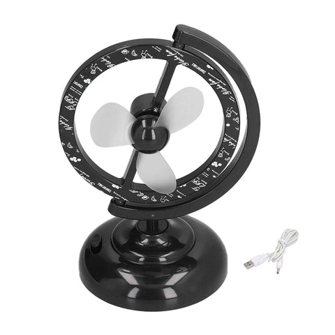 USB Fan Black Mini 90 Degree Free Rotation Strong Wind Cooling Equipment for Home Desk Office Table In Australia - Darrahopens