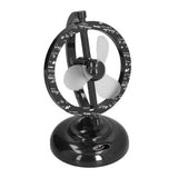 USB Fan Black Mini 90 Degree Free Rotation Strong Wind Cooling Equipment for Home Desk Office Table