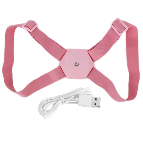 Posture Corrector Breathable Smart Back Shoulder Brace Intelligent Reminder StraightenerPink In Australia - Darrahopens