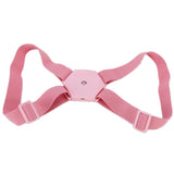 Posture Corrector Breathable Smart Back Shoulder Brace Intelligent Reminder StraightenerPink
