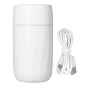 300ml Mini Humidifier Portable Colorful Lights USB Humidifier for Home Bedroom Office CarWhite In Australia - Darrahopens