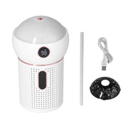 630ml Large Capacity Humidifier Single Spray 360° Projection Humidifier for Home Car USB ChargingWhite In Australia - Darrahopens