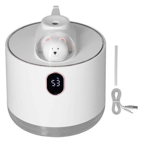 500ml Large Capacity Humidifier Spacecraft Night Light USB Charging Car Humidifier for HomeWhite In Australia - Darrahopens