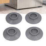4Pcs Vacuum Suction Cup Design Washing Machine Feet Pad Non Slip Anti Vibration Noise Reduction Pad
