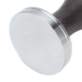 53mm Coffee Powder Tamper Stainless Steel Coffee Hammer with Wood Handle for Home Office