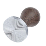 53mm Stainless Steel Coffee Tamper Wooden Handle Coffee Powder Hammer Press Tool Accessory In Australia - Darrahopens