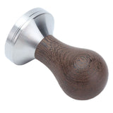 53mm Stainless Steel Coffee Tamper Wooden Handle Coffee Powder Hammer Press Tool Accessory