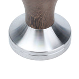 53mm Stainless Steel Coffee Tamper Wooden Handle Coffee Powder Hammer Press Tool Accessory