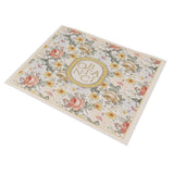 Coffee Mat Leather Anti Slip Easy to Clean Beautiful Coffee Bar Mat Accessories for Countertop 55x60cm/21.6x23.6in