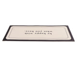 Coffee Mat Pu Leather Anti Slip Stain Resistant Waterproof Table Mat for Kitchen Countertop 30 ×120cm/11.8 X 47.2in