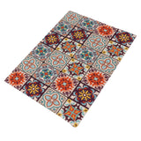 Coffee Bar Mat 3.5mm Thick Bright Colors Anti Slip Rubber Backed Waterproof Dish Drying Mat for Kitchen Dining Room 15.7in Wide and 19.7in Long